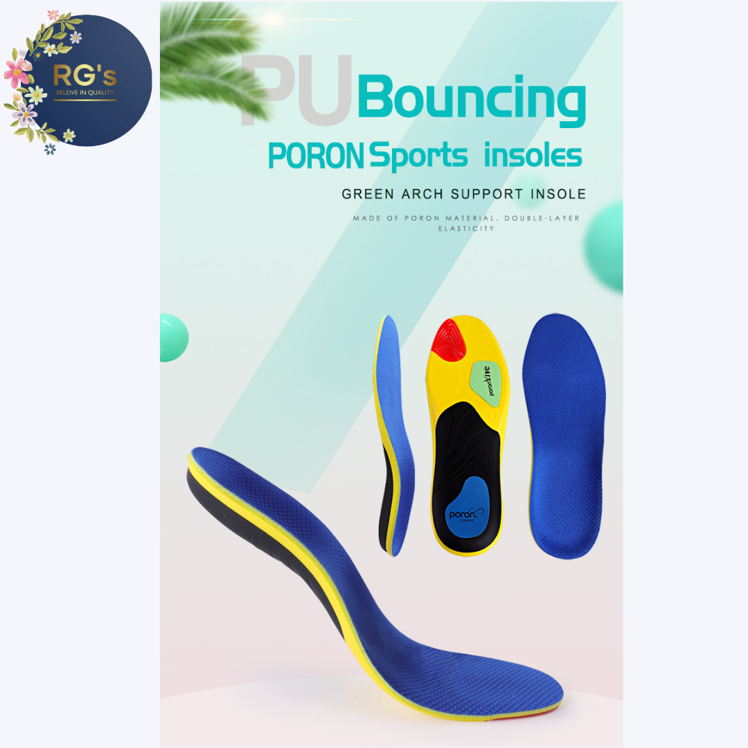 INSOLE INSOLES FOOT PAIN ORTHOTIC PORON SHOCK ABSORBING ARCH SUPPORT INSERTS