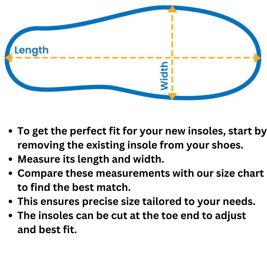 INSOLE INSOLES FOOT PAIN ORTHOTIC PORON SHOCK ABSORBING ARCH SUPPORT INSERTS