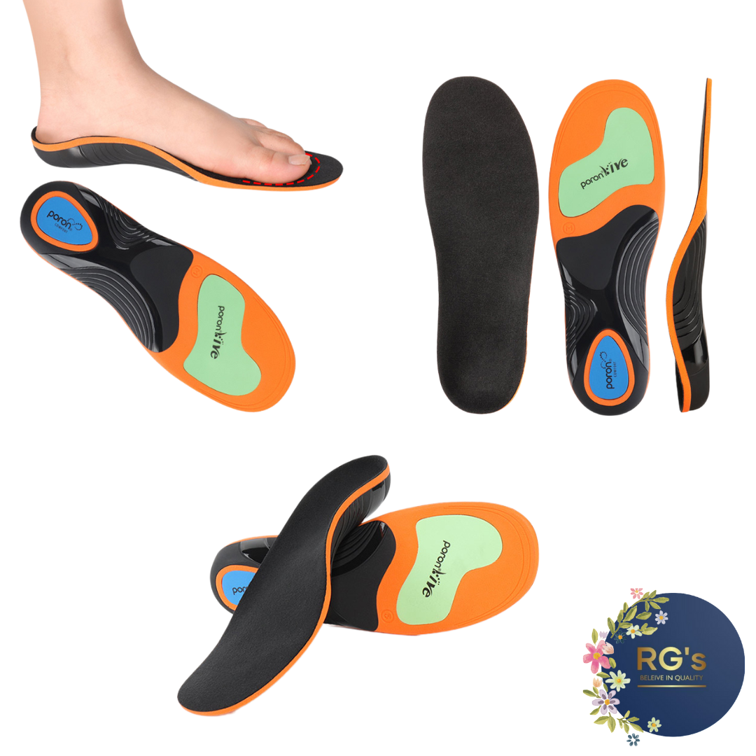 INSOLE INSOLES FOOT PAIN ORTHOTIC PORON SHOCK ABSORBING ARCH SUPPORT INSERTS